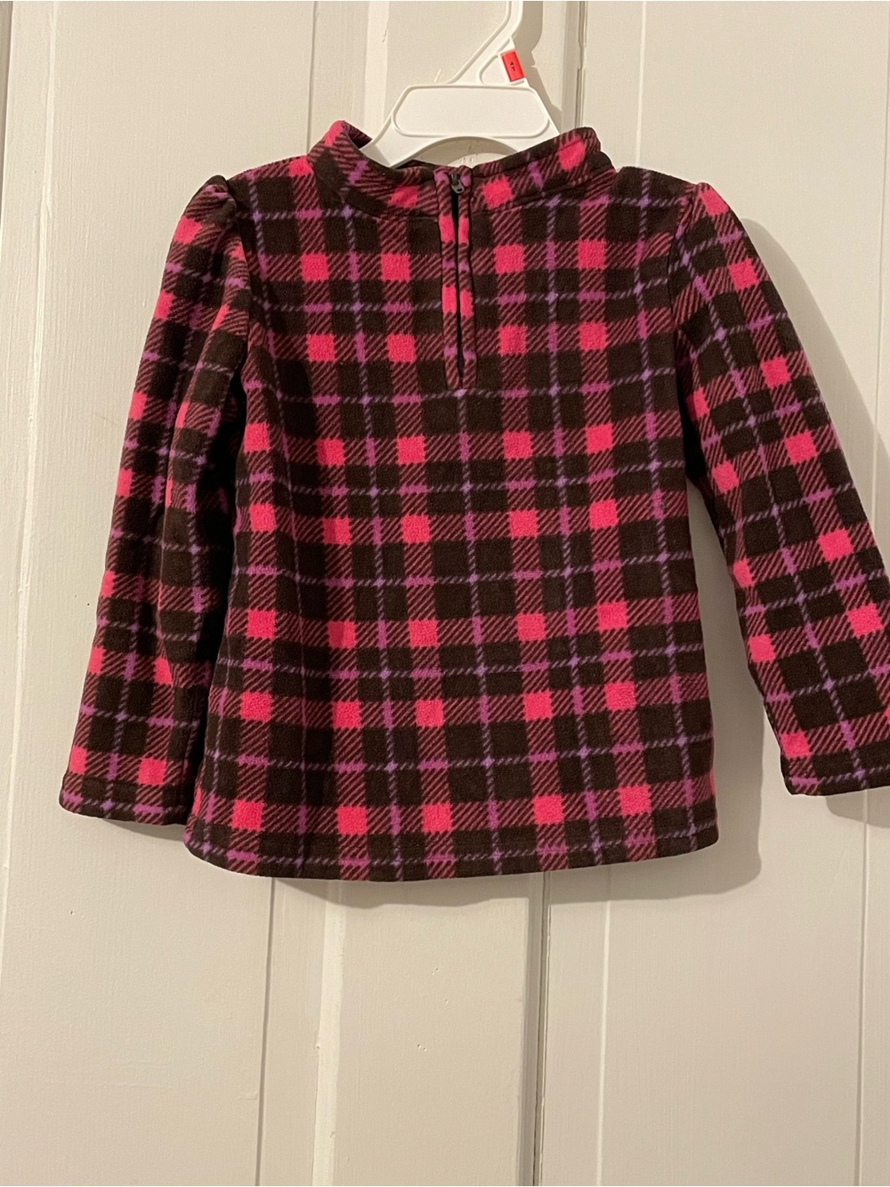 jumping beans Pink and Purple Plaid Pullover Sweater